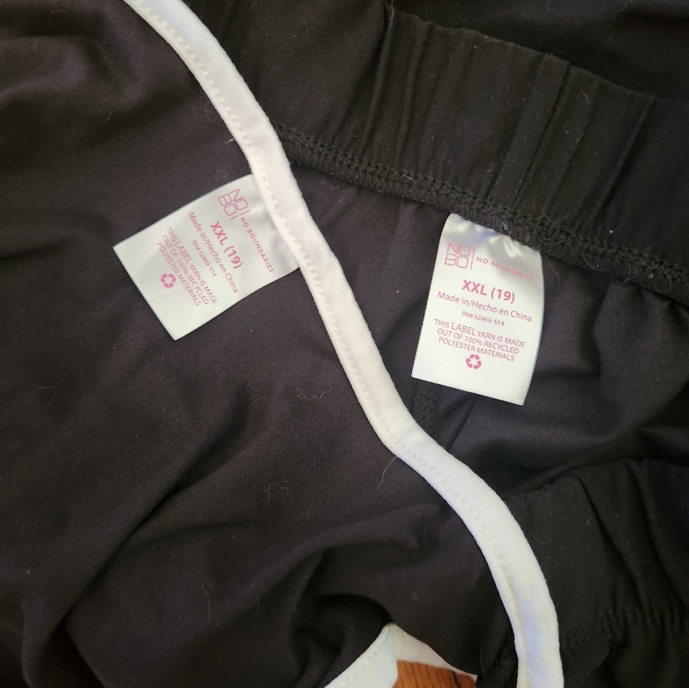 B2G1 FREE! Women's Black Sleepwear Set with White Trim - Picture 3 of 3